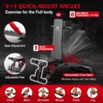 Adjustable Weight Bench - Foldable Exercise Bench for Dwelling Fitness center, PRO Hea... - Image 3