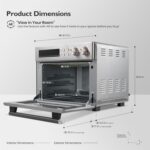 Infrared Heating Air Fryer Toaster Oven, Additional Massive Countertop Convec... - Image 6