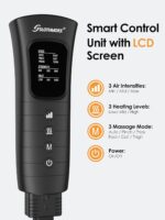 Leg Massager with Warmth and Air Compression, Foot Calf & Thigh Therapeutic massage ... - Image 4