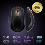 SteelSeries Rival 3 Wi-fi Gen 2 Gaming Mouse — 2.4GHz and Bluetooth... - Image 3