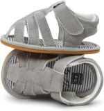 Child Boys Ladies Sandals Rubber Sole Outside First Walker Toddler Ladies... - Image 3