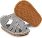 Child Boys Ladies Sandals Rubber Sole Outside First Walker Toddler Ladies... - Image 4