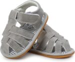 Child Boys Ladies Sandals Rubber Sole Outside First Walker Toddler Ladies... - Image 5