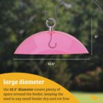 Birds Alternative RED DOME Protecting Dome, Protecting Cowl for Hanging Bi... - Image 4