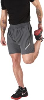 Extremely Efficiency Mens Exercise Fitness center Shorts Males Informal 4 Pack Fast Dry ... - Image 4