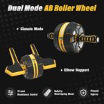 SNODE Ab Curler Wheel with Elbow Help, 3 Ranges Resist, Twin Mode, ... - Image 3