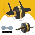 SNODE Ab Curler Wheel with Elbow Help, 3 Ranges Resist, Twin Mode, ... - Image 7