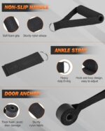 Zacro Resistance Bands for Working Out, 270 LBS Heavy Train Bands w... - Image 4