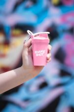 Pink - 4oz Mini Shaker Bottle for Pre Exercise, Creatine, Small Scoop S... - Image 3