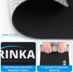 2PCS Peloton Train Bike Mat for Carpet & Hardwood Flooring, Non-Slip ... - Image 4