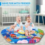 Child Gymnasium Play Mat, 8-in-1 Ocean Theme Tummy Time Mat & Ball Pit, Washa... - Image 5