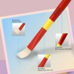 MEEDEN Paint Brushes for Youngsters: 5 Pcs Spherical Flat & Fan Youngsters Paintbrush ... - Image 4