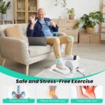 Music Underneath Desk Elliptical Train Machine, Ellipse Foot Leg Exercis... - Image 3