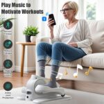 Music Underneath Desk Elliptical Train Machine, Ellipse Foot Leg Exercis... - Image 4