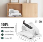 Music Underneath Desk Elliptical Train Machine, Ellipse Foot Leg Exercis... - Image 8