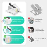 Music Underneath Desk Elliptical Train Machine, Ellipse Foot Leg Exercis... - Image 10