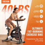 VEVOR Train Bike, Adjustable Magnetic Resistance Stationary Bike, I... - Image 3
