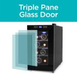 BLACK+DECKER BD60026 Wine Cellar with LED Show (8-Bottle Capability) - Image 4