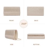 Larcenciel Elegant Night Clutch Purse for Girl with Chain Strap for... - Image 4
