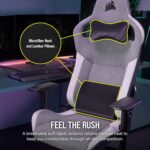 Corsair T3 Rush Cloth Gaming Chair (2023) – Racing-Impressed Design – ... - Image 4