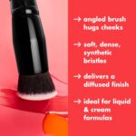 e.l.f. Camo Liquid Blush Brush, Angled Blush Brush Perfect For Making use of ... - Image 4