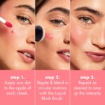 e.l.f. Camo Liquid Blush Brush, Angled Blush Brush Perfect For Making use of ... - Image 5