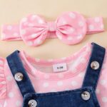 Child Lady Garments Suspender Skirt New child Ruffled Romper + Elephant Je... - Image 5