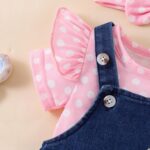 Child Lady Garments Suspender Skirt New child Ruffled Romper + Elephant Je... - Image 6
