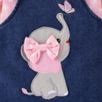 Child Lady Garments Suspender Skirt New child Ruffled Romper + Elephant Je... - Image 7