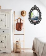 Black Oval Picket Body Classic Wall Mirror Baroque Fashion Arendahl Tra... - Image 5