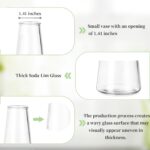 Glasseam Clear Flower Vases for Centerpieces: Trendy Glass Vase Set of... - Image 6