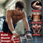 Ab Curler Wheels for Energy Coaching, Heavy-duty Stainless Metal Hom... - Image 3