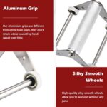 Ab Curler Wheels for Energy Coaching, Heavy-duty Stainless Metal Hom... - Image 5