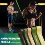 LEEKEY Resistance Bands, Train Bands with Handles,Pull Up Help Ba... - Image 4