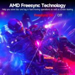 ZZA 27 Inch Curved Gaming Monitor 180Hz /144HZ 1ms FHD 1080P Pc ... - Image 5