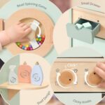 Picket Washer-Dryer Playset for Youngsters – 2-in-1 Laundry Heart Toy, Twin... - Image 3