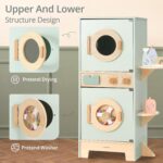 Picket Washer-Dryer Playset for Youngsters – 2-in-1 Laundry Heart Toy, Twin... - Image 4