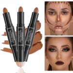 2-in-1 Contour & Highlighter Stick Duo - Waterproof, Lengthy-Lasting, Cre... - Image 5