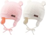 Duoyeree Children Child Hat Gentle Heat Cable Knit Beanie Toddler Lady Fall W... - Image 3