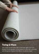 Child Care Play Mat (Giant, Hygge - Twig & Maze) 82'' x 55'' Authentic O... - Image 4