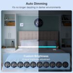 Digital Wall Clock, 10 in Wall Clock with Massive LED Show Seconds Di... - Image 5