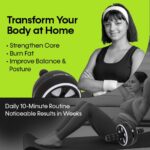 Ab Wheel Curler – 4 in 1 Ab Curler Package with Knee Mat, Leap Rope & Stre... - Image 4