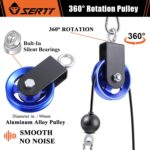 Cable Pulley Wheel for Residence Health club Pulley System, Upgraded 90mm Aluminium... - Image 3