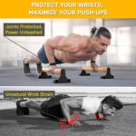 Double Circle Parallettes Push Up Bar with Ergonomic Picket Handles - ... - Image 3