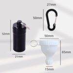 Protein Powder Funnel Set Journey Protein Powder Containers White with ... - Image 8