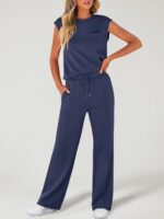 ANRABESS Two Piece Units for Girls Summer season Sleeveless Sweatsuits Huge Le... - Image 4