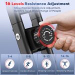 Folding Train Bike, SLUNSE 4 IN 1 Foldable Stationary Bike for Residence... - Image 7