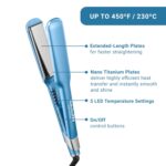 BabylissPRO Nano Titanium Extremely-Glossy Hair Straightener, Flat Iron for... - Image 3
