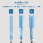 BabylissPRO Nano Titanium Extremely-Glossy Hair Straightener, Flat Iron for... - Image 9