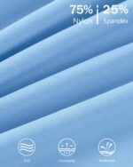 JOCMIC Ladies Flare Leggings Youngsters Bell Backside Excessive Waisted Dance Yoga F... - Image 5